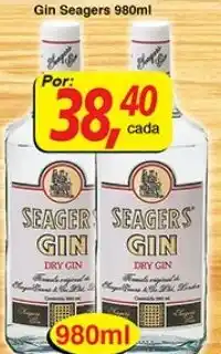 Supermercados Guanabara Gin Seagens 980ml oferta