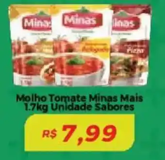 Mart Minas Molho Tomate Minas Mais Unidade Sabores oferta