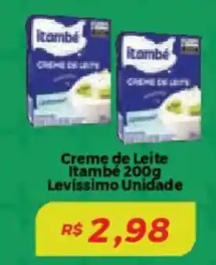 Mart Minas Creme de Leite Itambé Levissimo Unidade oferta