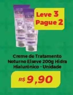 Mart Minas Creme de Tratamento Noturno Elseve Hidra Hialurônico - Unidade oferta