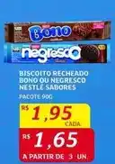 Assaí Atacadista Nestlé - biscoito recheado bono ou negresco sabores oferta