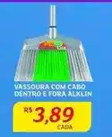 Alklin - vassoura com cabo dentro e fora