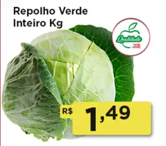 Rede Vivo Repolho Verde Inteiro oferta