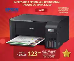 Lojas Cem Impressora epson multifuncional tanque de tinta l3250 oferta