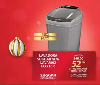 Lojas Cem Lavadora suggar new lavamax ECO 10.0 oferta