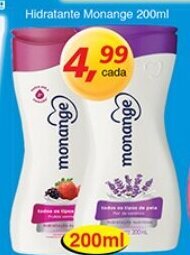 Supermercados Guanabara Hidratante Monange 200ml oferta