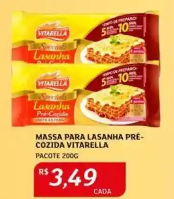 Assaí Atacadista Massa para lasanha pré-cozida vitarella oferta