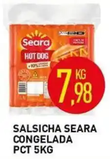 Calvo Atacadista Salsicha seara congelada pct oferta