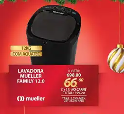 Lojas Cem Lavadora mueller family 12.0 oferta