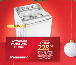 Lojas Cem Lavadora panasonic f140b1 oferta