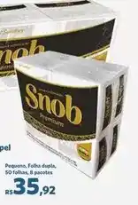 Sam's Club Snob - pequeno, folha dupla, 50 folhas, 8 pacotes oferta