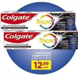 Carrefour Colgate - creme dental total 12 clean mint oferta