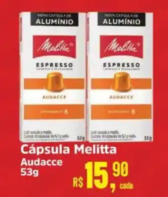 Supermercados Mateus Cápsula Melitta Audacce oferta