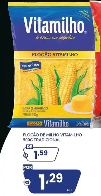 Rede Compras Flocão de milho vitamilho tradicional oferta