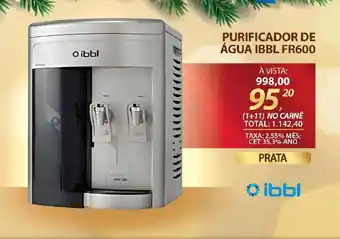 Lojas Cem Purificador de água ibbl fr600 oferta