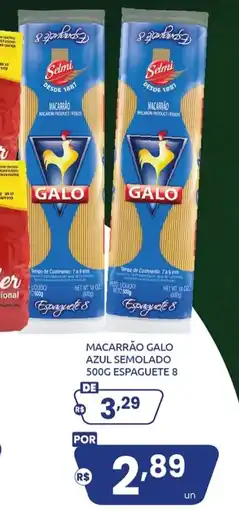 Rede Compras Macarrão galo azul semolado espaguete 8 oferta