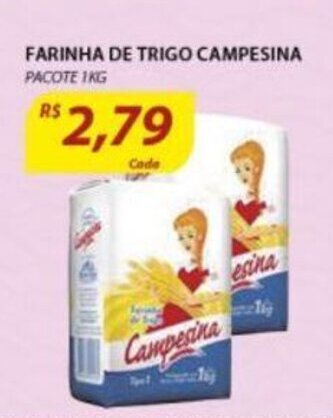 Farinha de Trigo Campesina 1kg