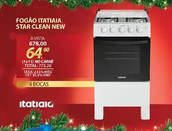 Lojas Cem Fogão itatiaia star clean new oferta