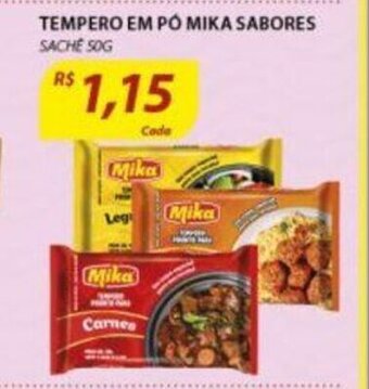 Tempero em po Mika sabores 50g