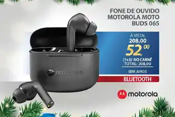 Lojas Cem Fone de ouvido motorola moto buds 065 oferta