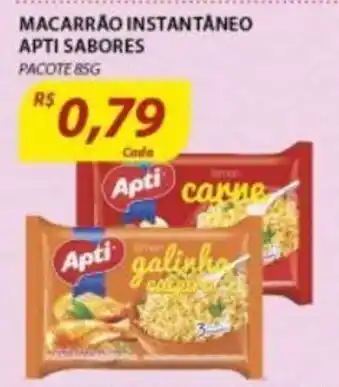 Assaí Atacadista Macarrao Instantineo Apti Sabores 85g oferta