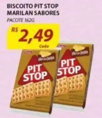 Assaí Atacadista Biscoito Pit Stop Marilan 162g oferta