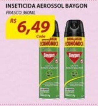 Assaí Atacadista Inseticida Aerossol Baygon 360ml oferta