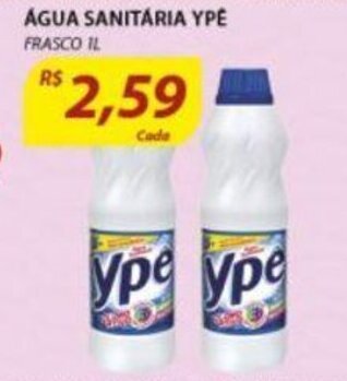 Assaí Atacadista Agua Sanitaria Ype 1L oferta