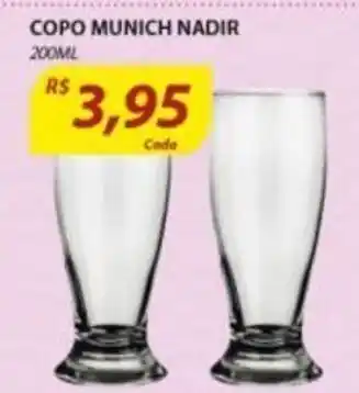Assaí Atacadista Copo Munich Nadir 200ml oferta