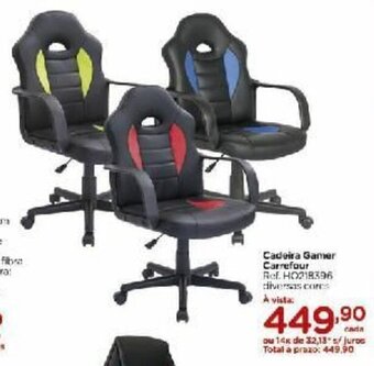 Carrefour Cadeira Gamer Carrefour oferta