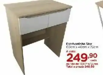 Carrefour Escrivaninha Star 60cm x 40cm x72cm oferta