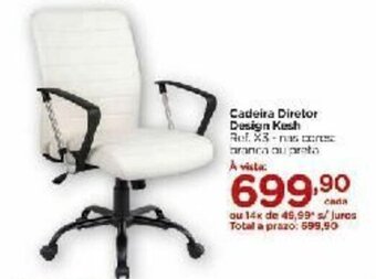 Carrefour Cadeira Diretor Design Kesh oferta
