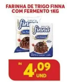 Atacadão Centro Sul Farinha de Trigo Finna com Fermento 1kg oferta