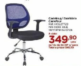 Carrefour Cadeira p/ Escritorio Carrefour oferta