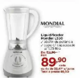 Carrefour Liquidificador Mondial L-550 oferta
