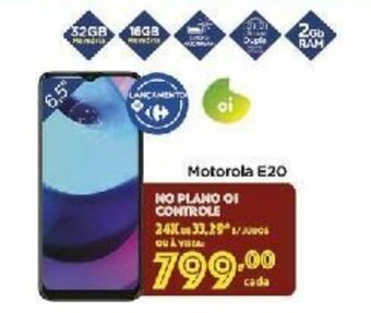 Carrefour Motorola E20 oferta