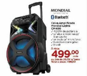 Carrefour Caixa Amplificada Mondial Lights CM400 oferta