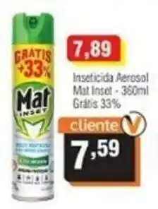 Inseticida Aerosol Mat Inset 360ml Gratis 335