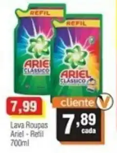 Lava roupas Ariel Refil 700ml