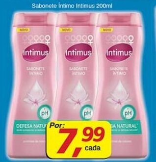 Supermercados Guanabara Sabonete Intimo Intimus 200ml oferta
