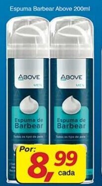 Espuma barbear Above 200ml
