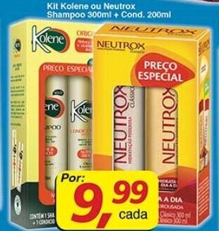 Supermercados Guanabara Kit Kolene ou Neutrox Shampoo 300ml + Cond. 200ml oferta