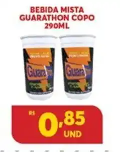 Atacadão Centro Sul Bebida Mista Guarathon Copo 290ml oferta