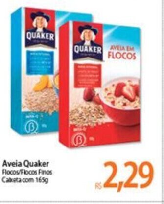 Atacadão Aveia Quaker 165g oferta