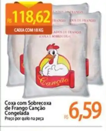 Coxa com Sobrecoxa de frango Cancao Congealda