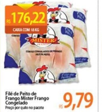 Atacadão File de Peito de Frango Mister Frango Congelado oferta