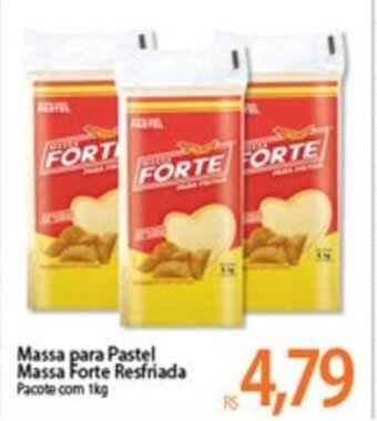 Atacadão Massa para Pastel Massa Forte Resfriada 1kg oferta