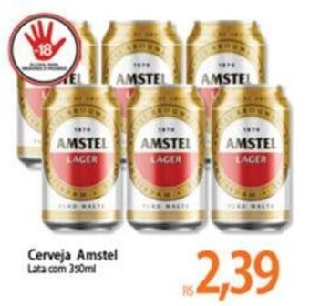Atacadão Cerveja Amstel 350ml oferta