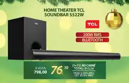 Lojas Cem Home theater tcl soundbar s522w oferta