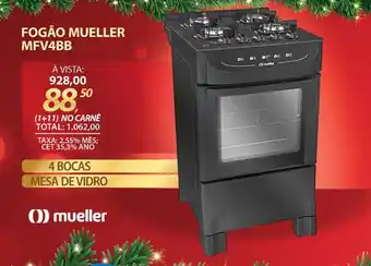 Lojas Cem Fogão mueller mfv4bb oferta